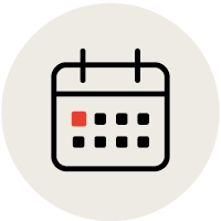 Icône calendrier